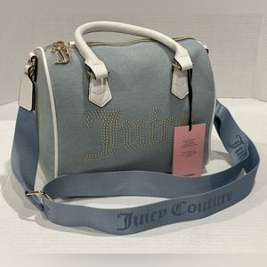 Juicy Couture Denim Obsession Satchel Purse- NWT Fast Shipping
